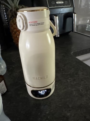 Customer photo review of Tragbarer Fläschchenwärmer + Milchpulverbox + Schnell-Ladegerät
