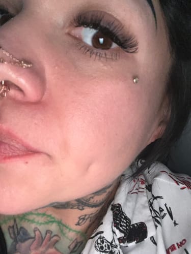 Customer photo review of My Amazing Lashes Mascara