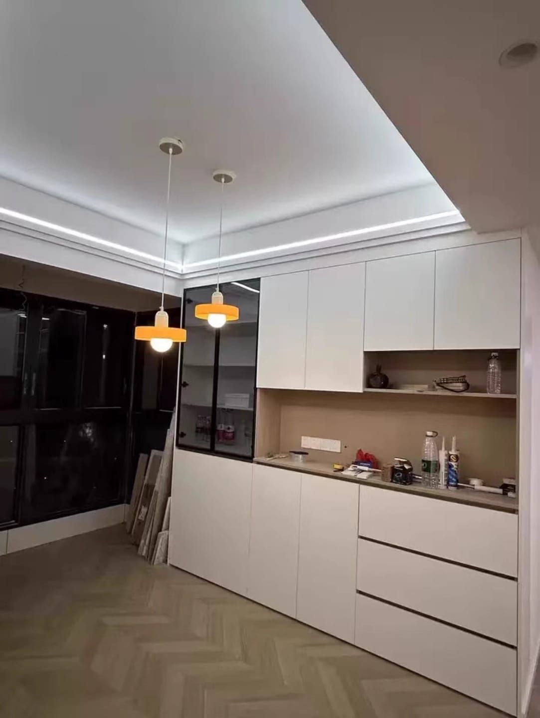 Customer photo review of Luminária Pendente Moderna Nórdica