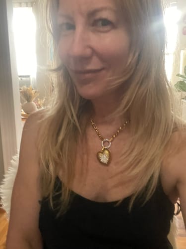 Customer photo review of Heart of Tefiti Necklace