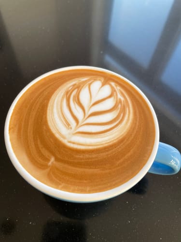 Customer photo review of Whole Bean Coffee Red - Medium Roast
