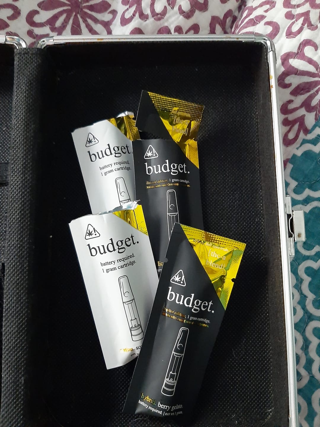 Customer photo review of 3pc Flavor Pack of 1 Gram THC-A Blend Vape Cartridge