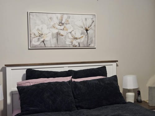 Customer photo review of SOFT BLOOMS CANVAS