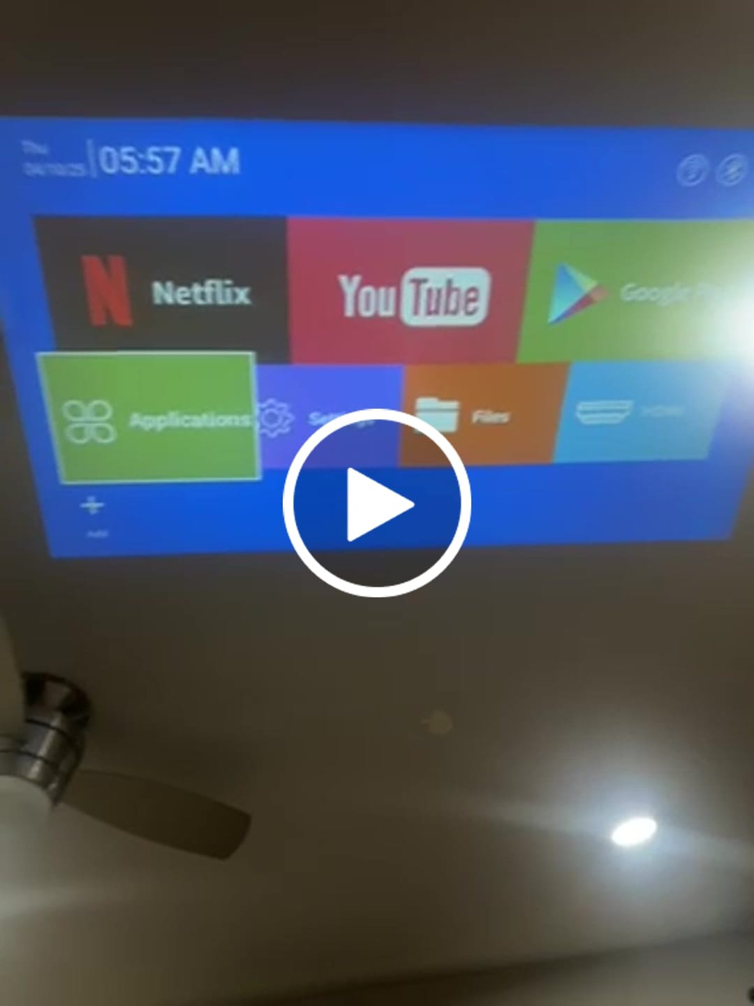 Customer video review of CineMaster Pro® - 4K Smart Projector