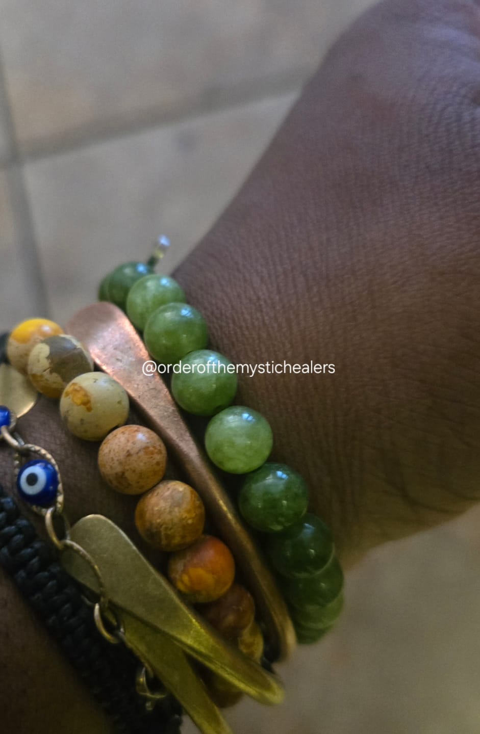 Customer photo review of Peridot Bracelet