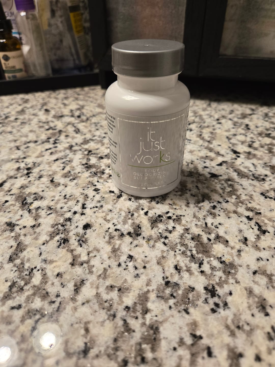 Customer photo review of Body Deodorizing Supplement by It Just Works