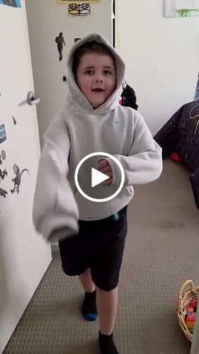 Customer video review of The Classic Kids Squiddy Hoodie