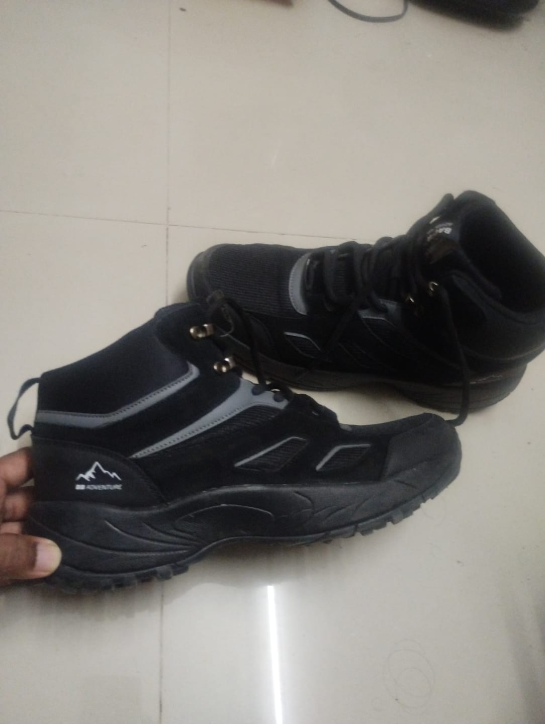 Customer photo review of Bacca Bucci Stompster Men’s Adventure Boots
