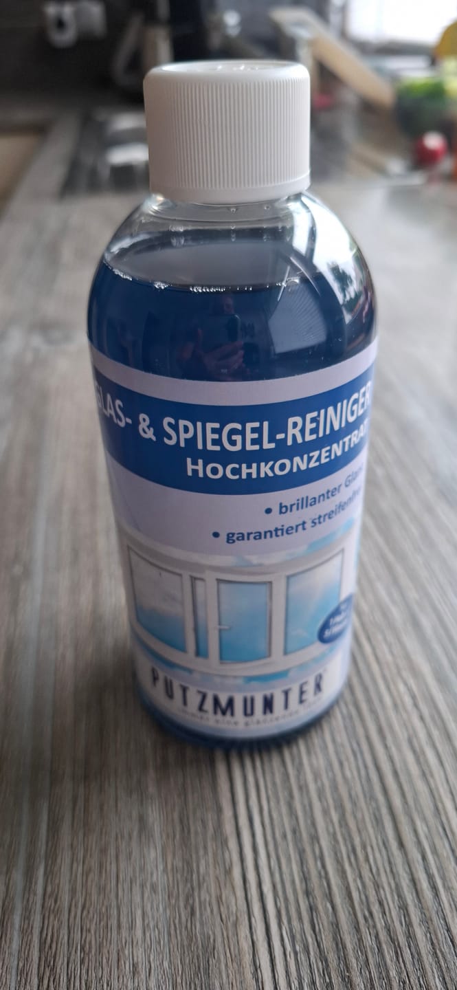 Customer photo review of PUTZMUNTER Glasreiniger Konzentrat 500ml