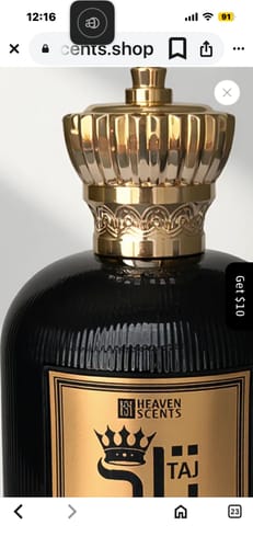 Customer photo review of Taj Perfume 100ml by Heaven Scents