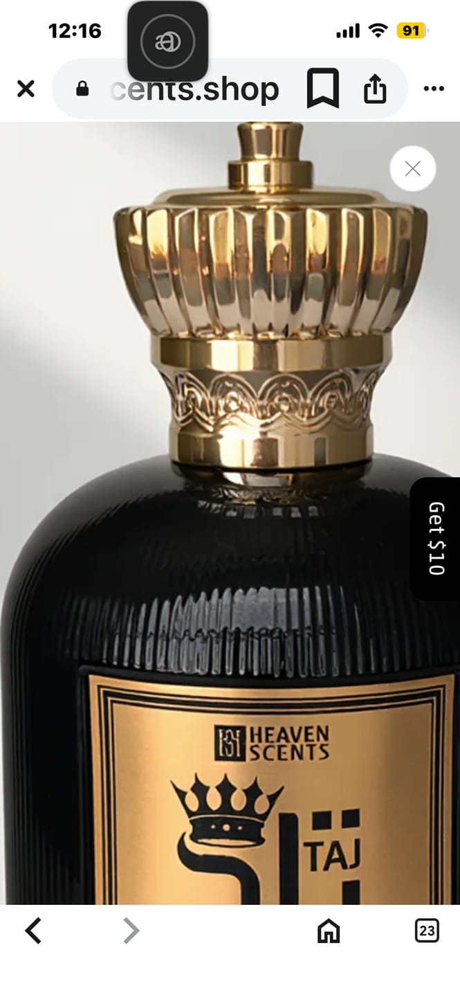 Customer photo review of Taj Perfume 100ml by Heaven Scents