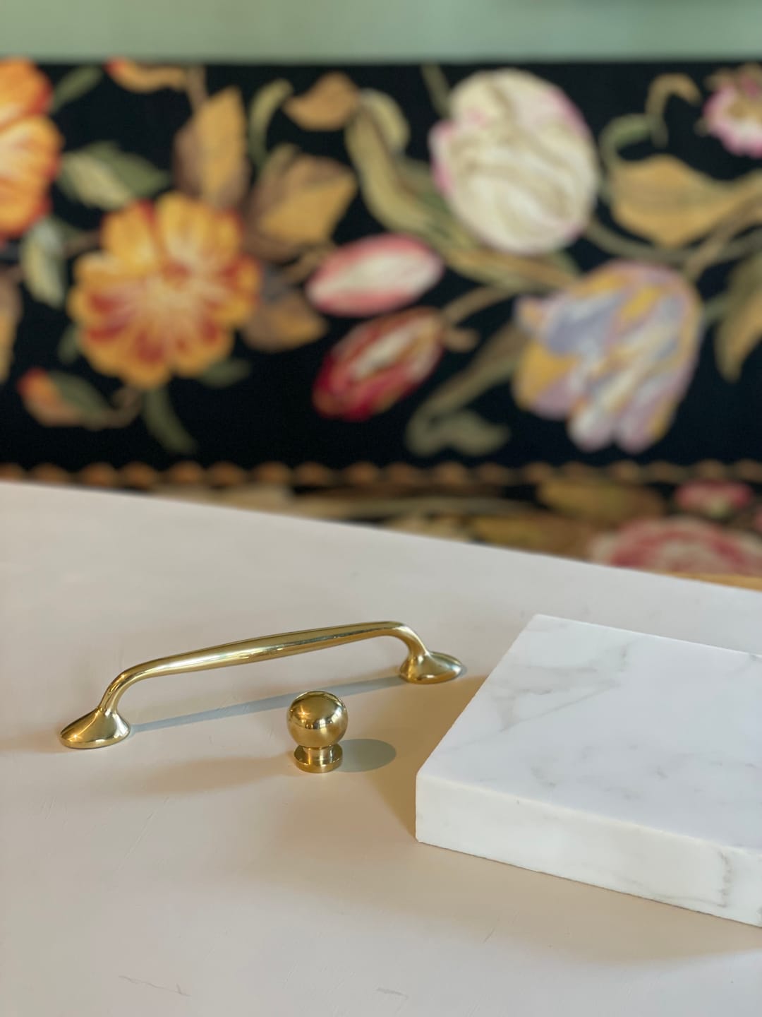 Customer photo review of Richmond Cabinet Pulls - Unlacquered Brass Polished
