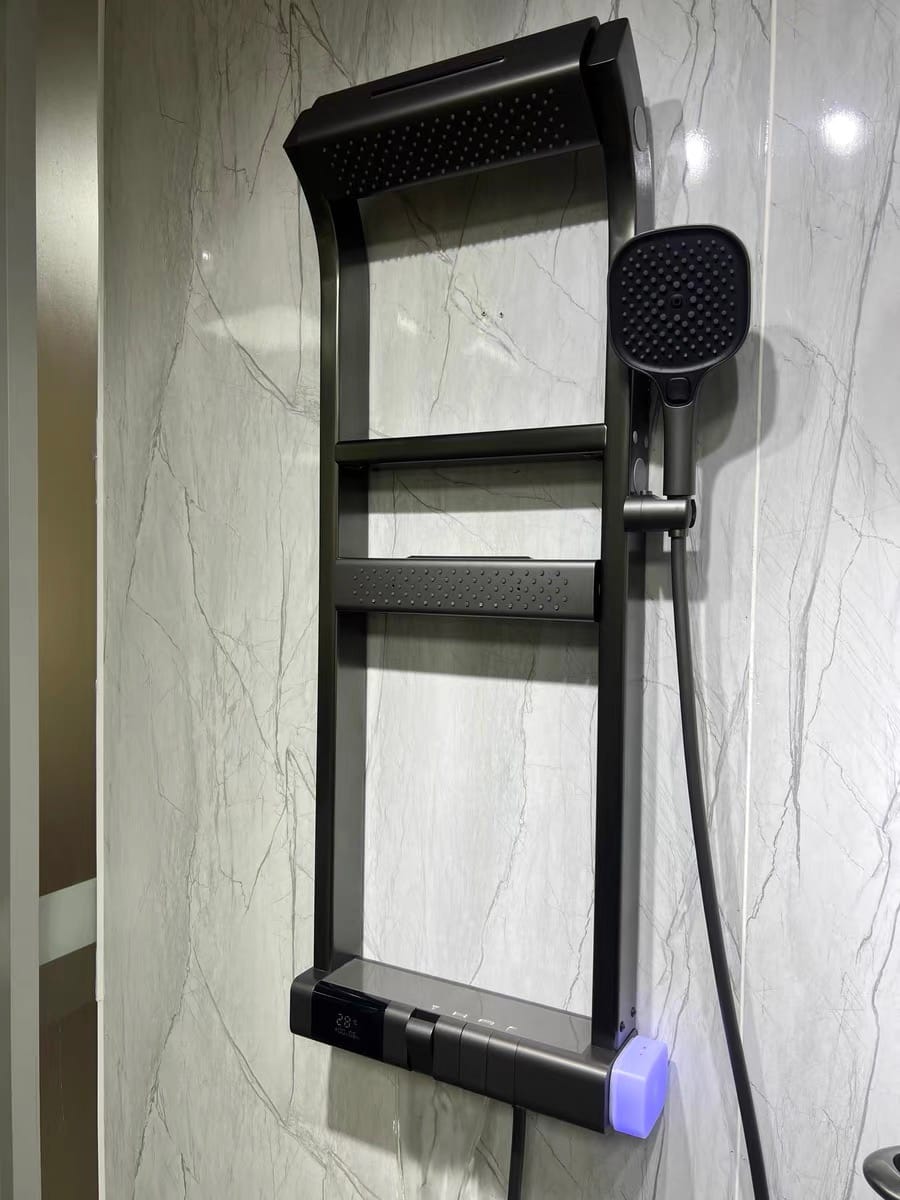 Customer photo review of New Arrival Luxury Bathroom Shower Set – Modern Style Shower System with Premium Features