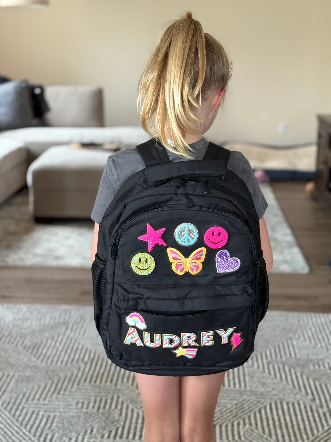 Customer photo review of Recycled Backpack