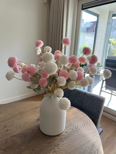 Customer photo review of Casa vaas - Mat wit