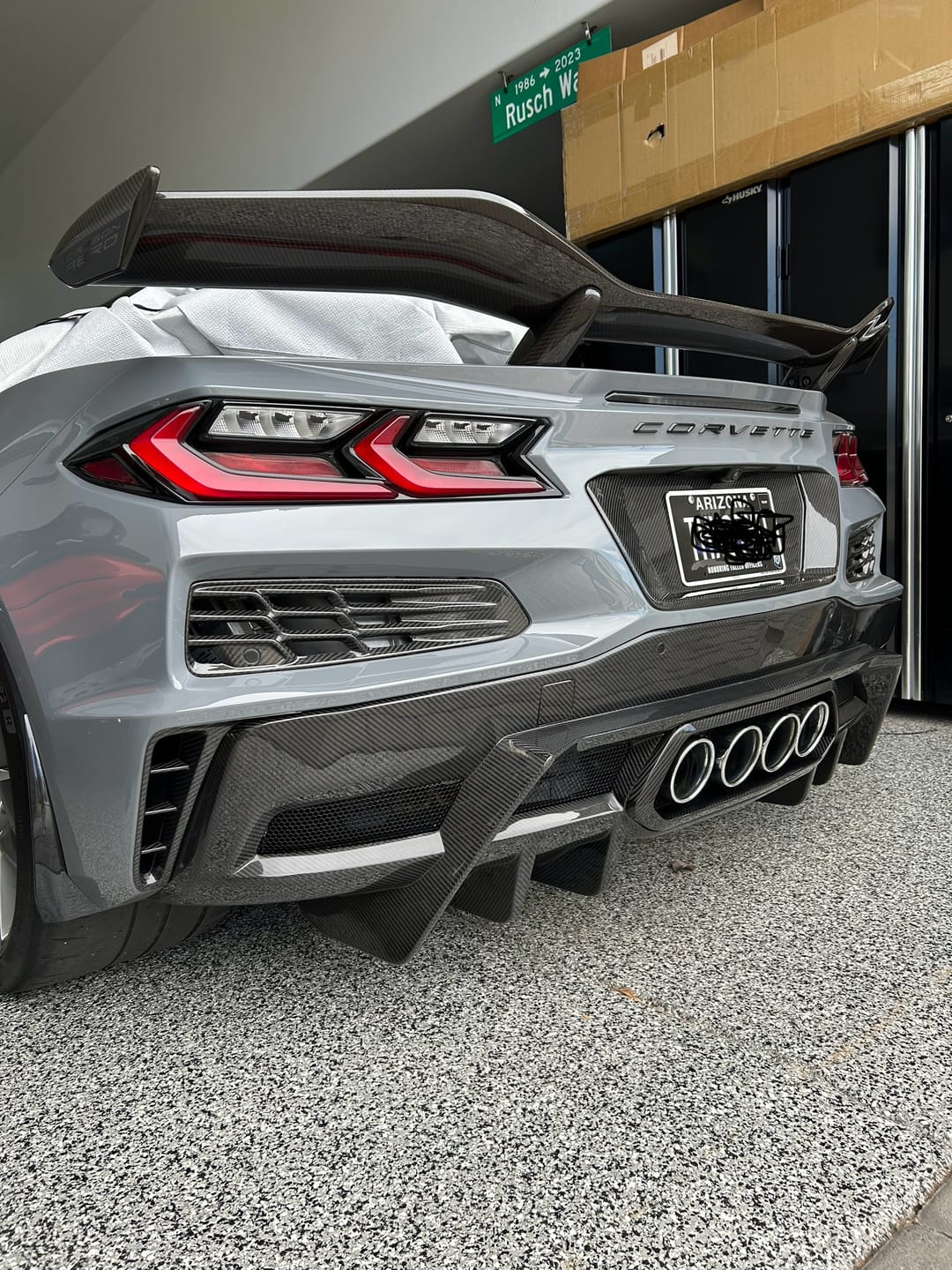 Customer photo review of Chevrolet Corvette C8 Z06 Rear Side Vent Cover