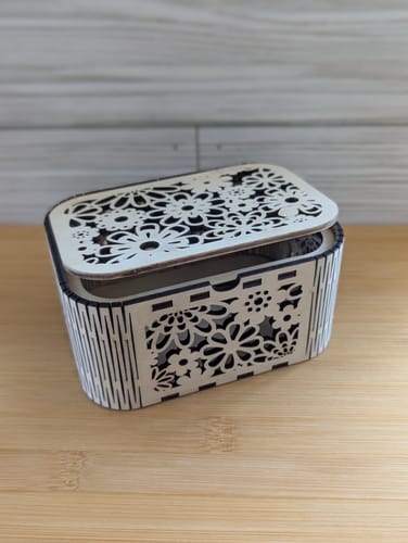 Customer photo review of Decorative wooden gift box bundle laser cut svg file