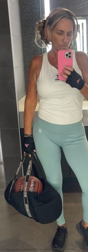 Customer photo review of Sage Shaping Scrunch Butt Leggings