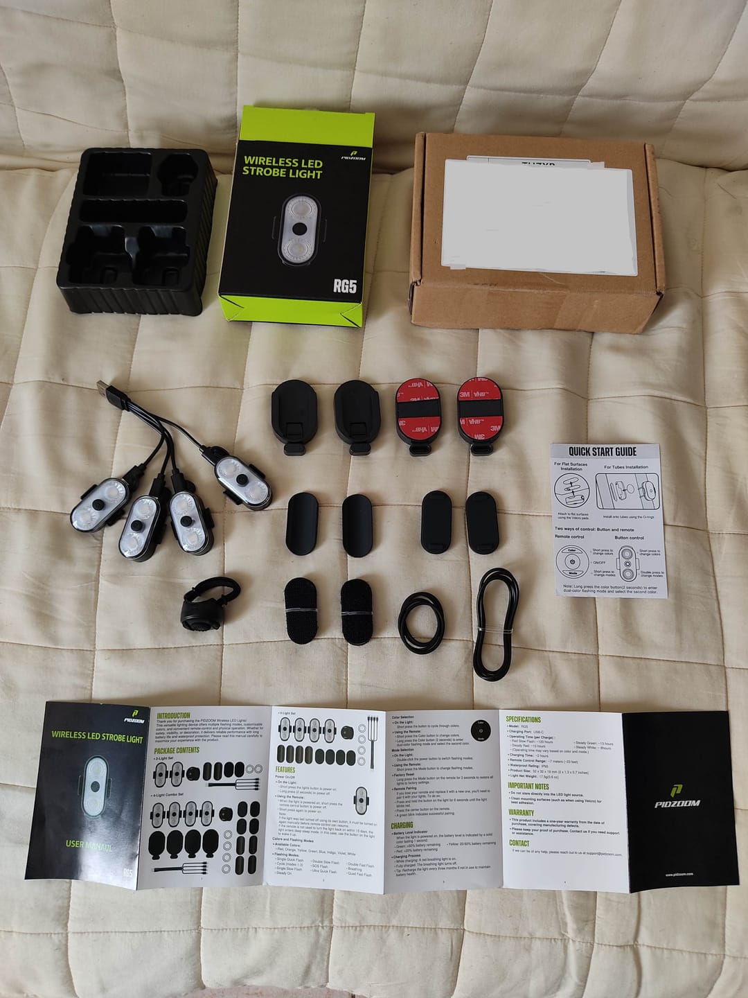 Customer photo review of Wireless LED Lights-RG5
