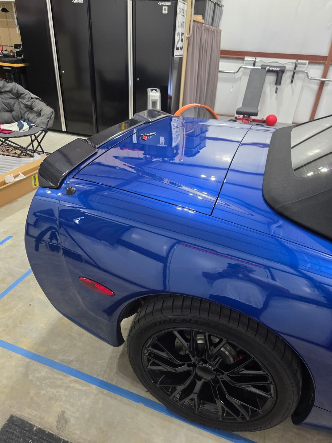 Customer photo review of Corvette C5 ZR1 Extended Rear Trunk Spoiler