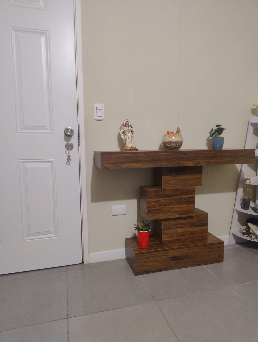 Customer photo review of Mueble Recibidor Arrimo Premium -  Diseño Rústico