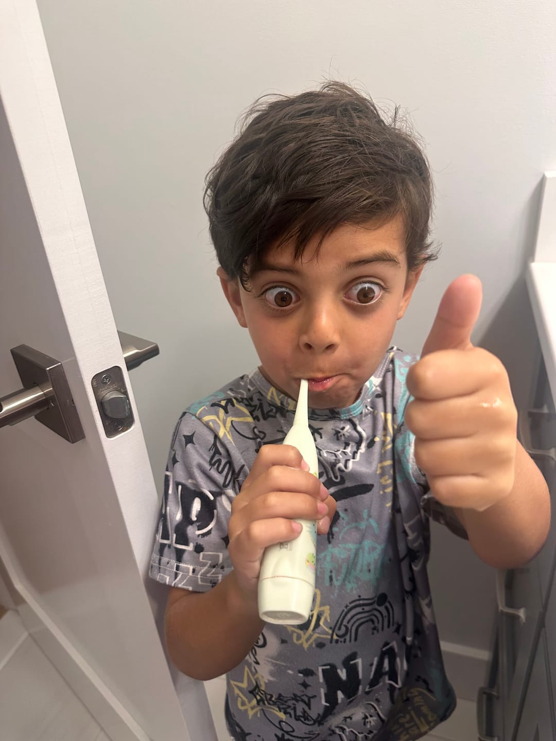 Customer photo review of Flavored Toothpaste Sample