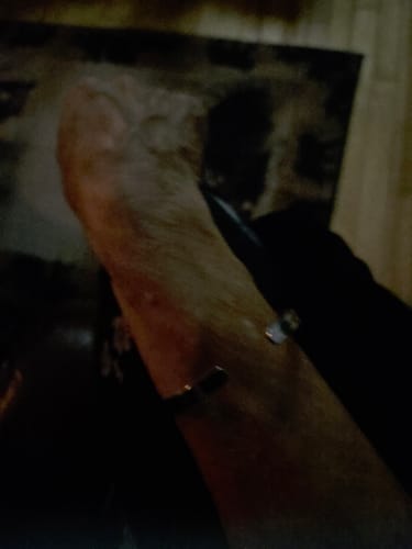 Customer photo review of With Me Always - Memorial Personalized Custom Bangle Bracelet Cuffs - Sympathy Gift For Pets