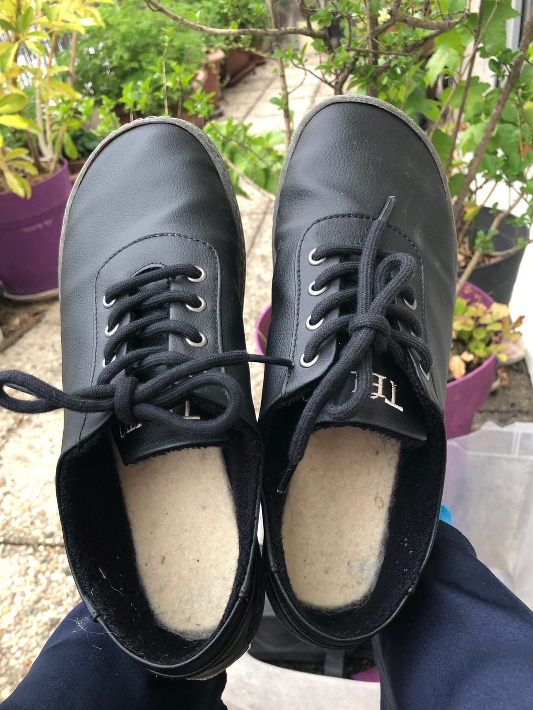 Customer photo review of Paire de semelles en laine