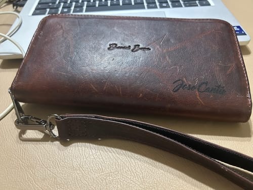 Customer photo review of Cartera Sonora Encino
