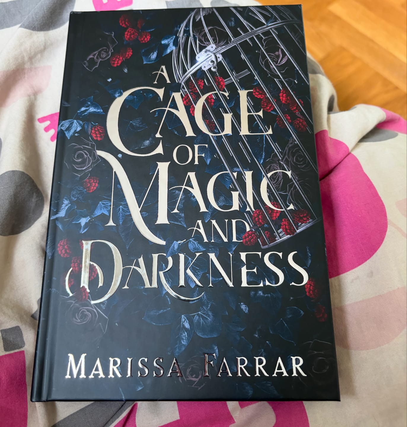 Customer photo review of A Cage of Magic and Darkness: Special Edition Hardback