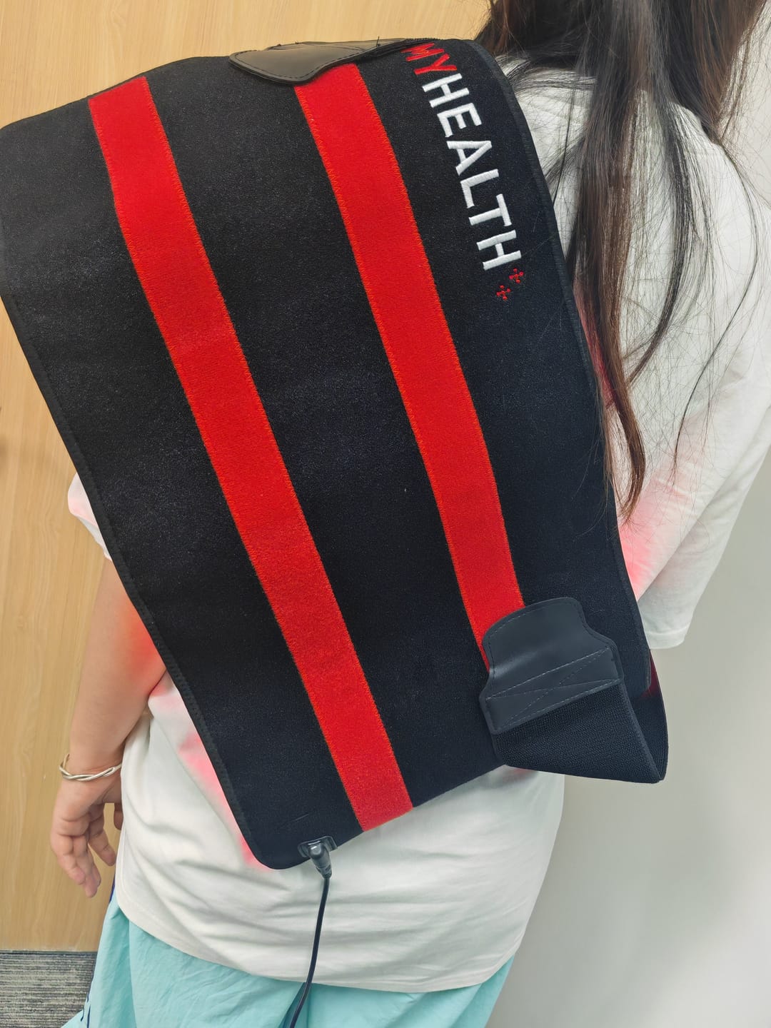 Customer photo review of Lumyhealth Multi-Spectrum Red Light Therapy Pad
