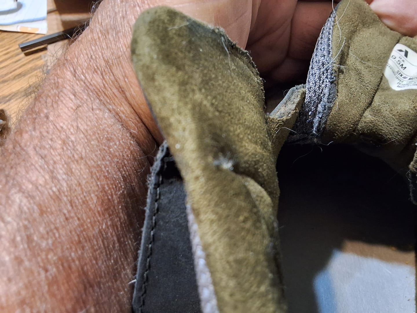 Customer photo review of Anodyne No. 56 Men's Trail Boot Shoes