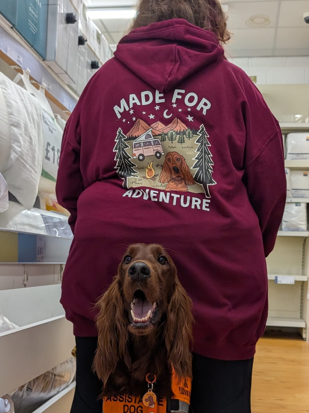 Customer photo review of Made to adventure Hoody