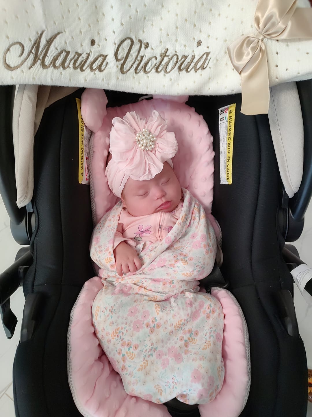 Customer photo review of Pearl Ruffled Headband