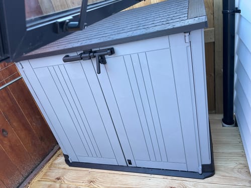 Customer photo review of Store It Out Prime - Grey