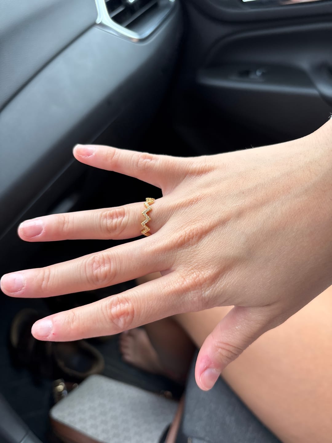 Customer photo review of Love From Mom  Highs And Lows Ring S925
