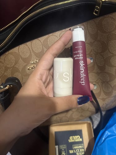 Customer photo review of VELVET FLUSH - Lip+Cheek Blush