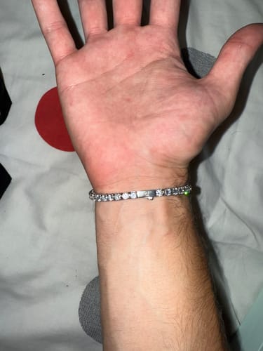 Customer photo review of TENNISBOY BRACELET. - 4MM