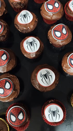 Customer photo review of Spiderman – Edible Icing Images