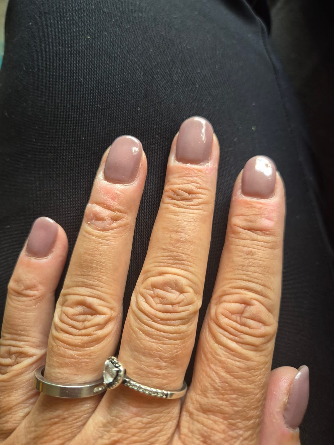 Customer photo review of Mocha Delight Dipping Powder