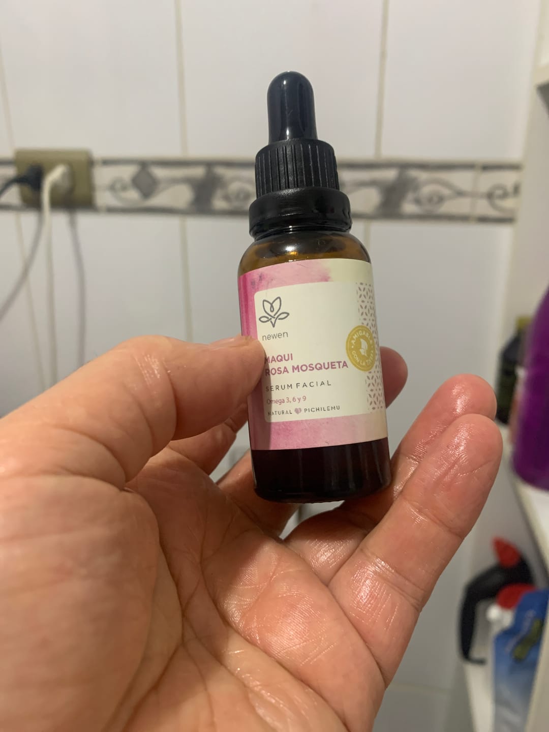 Customer photo review of Serum Facial Regenerador