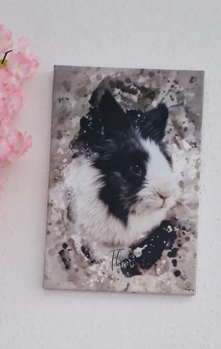 Customer photo review of Aquarell Pawtrait