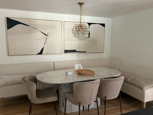 Customer review photo for Abstract Painting Set Of 2 #SP107