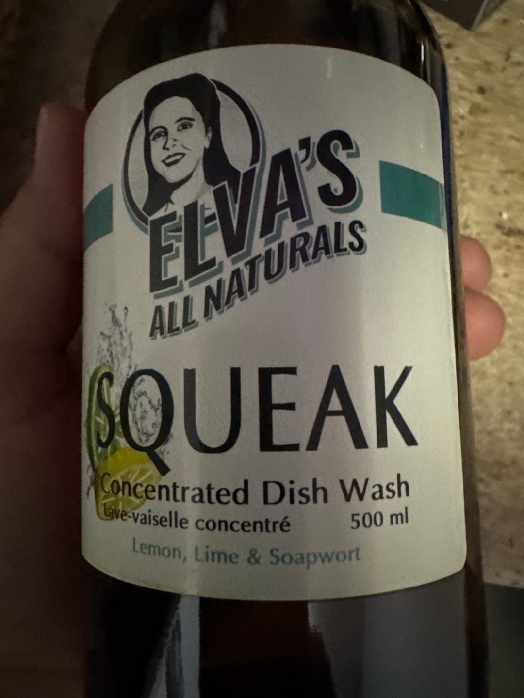 Customer photo review of SQUEAK Camping Dish Soap | Soapwort & Lemon Lime