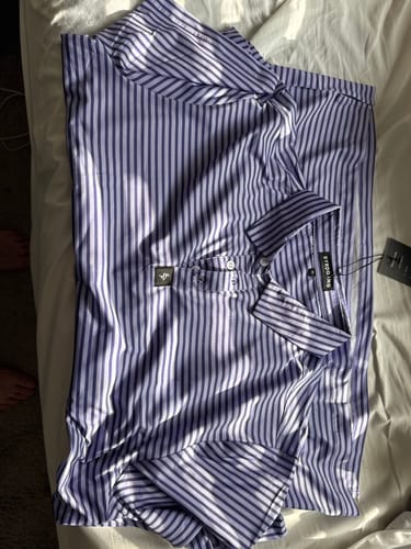 Customer photo review of Tight Stripes - Purple