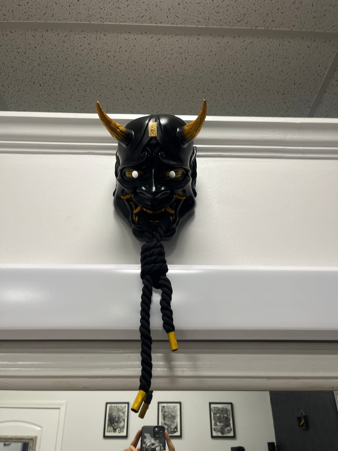 Customer photo review of Vengeance™ Black Hannya Kimono Shirt