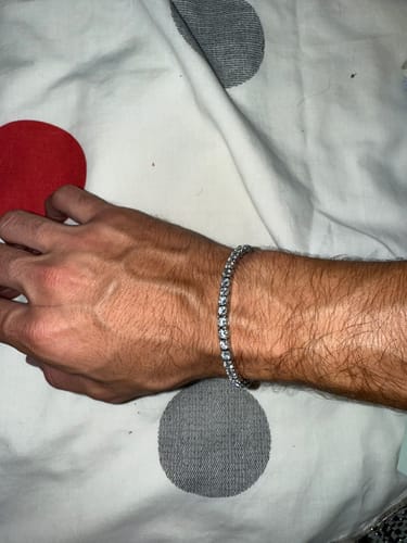 Customer photo review of TENNISBOY BRACELET. - 4MM