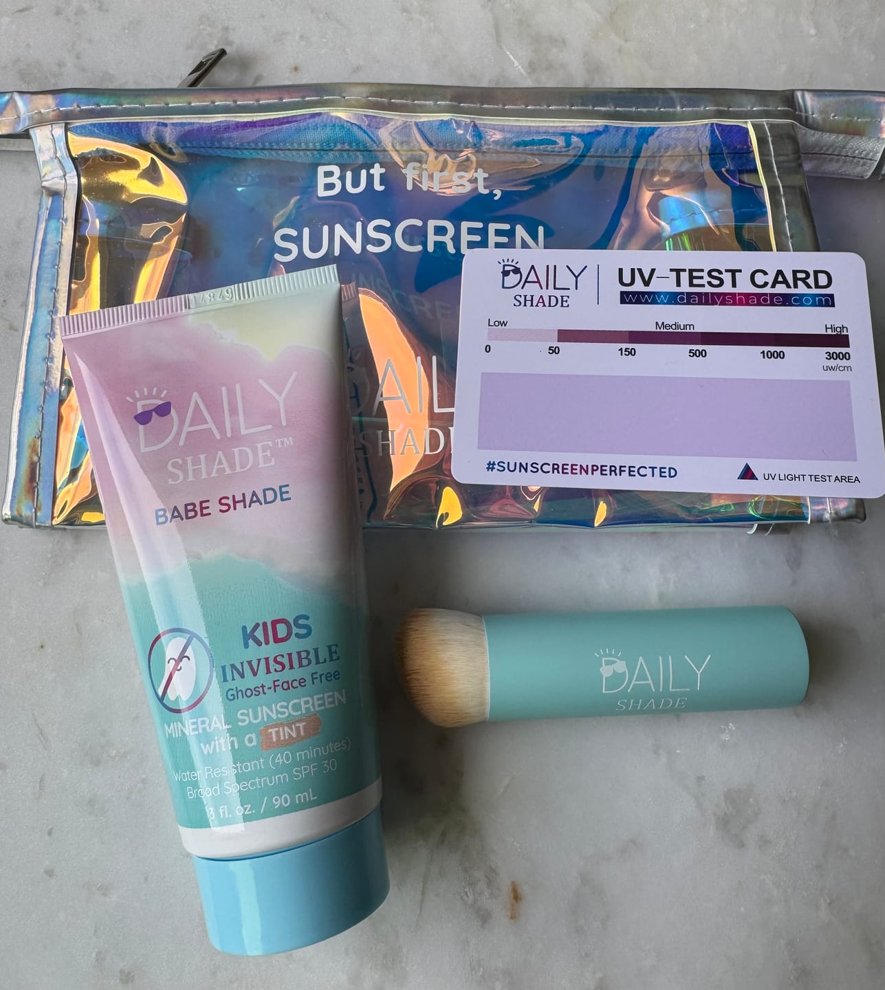 Customer photo review of Daily Shade Starter Kit