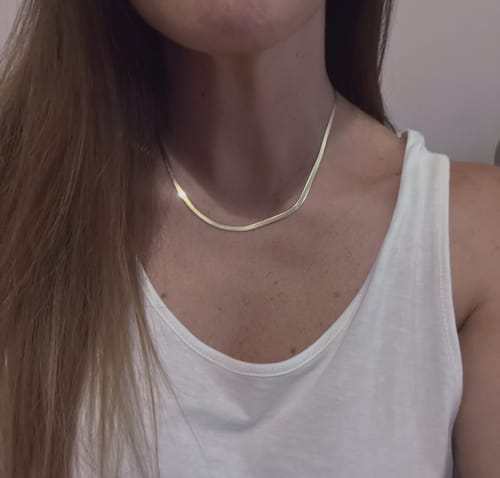 Customer photo review of Collana Piattina Snake