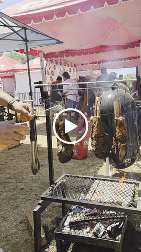 Reseña con vídeo de un cliente sobre Rib Eye Tomahawk Steaks